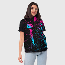Женский жилет DanMachi - neon gradient: по-вертикали, цвет: 3D-черный — фото 2