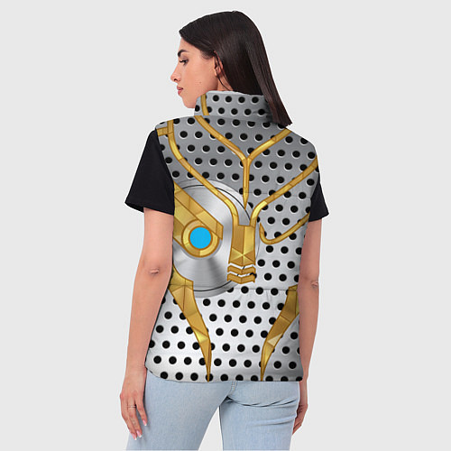 Женский жилет Garrus Mass Effect / 3D-Светло-серый – фото 4