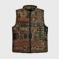 Женский жилет Старая печатная плата