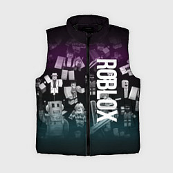 Женский жилет Роблокс персонажи под градиентом, цвет: 3D-черный