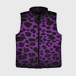 Женский жилет Фиолетовый леопард
