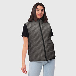 Женский жилет Кольчуга серая, цвет: 3D-красный — фото 2