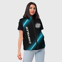 Женский жилет Chrysler неоновые лампы, цвет: 3D-черный — фото 2