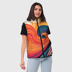 Женский жилет Вихрь цвета, цвет: 3D-черный — фото 2