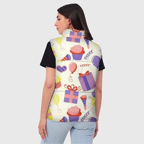 Женский жилет Holiday / 3D-Красный – фото 4