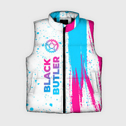 Женский жилет Black Butler neon gradient style: по-вертикали, цвет: 3D-черный