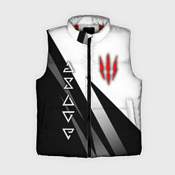Женский жилет The witcher - знаки, цвет: 3D-красный