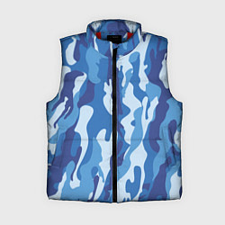 Женский жилет Blue military, цвет: 3D-красный