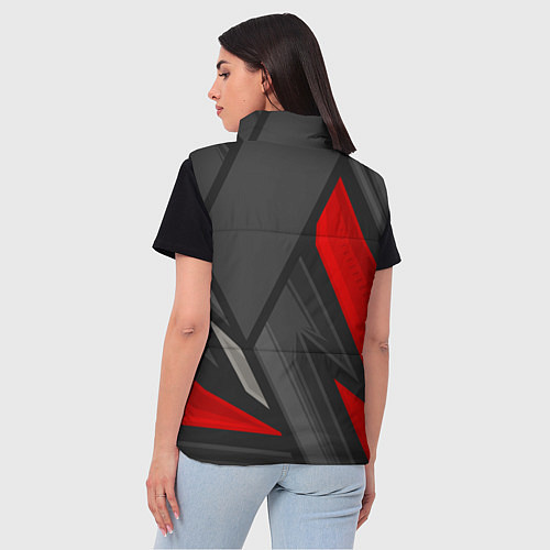 Женский жилет FAW sports racing / 3D-Черный – фото 4