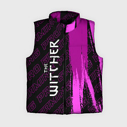 Женский жилет The Witcher pro gaming: по-вертикали, цвет: 3D-черный