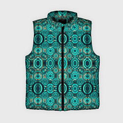 Женский жилет Светящиеся летающие тарелки, цвет: 3D-черный