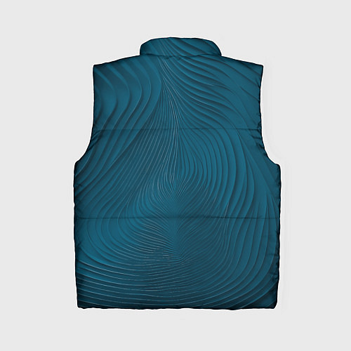 Женский жилет Фантазия в синем / 3D-Светло-серый – фото 2