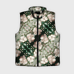 Женский жилет Нежные розовые цветочки