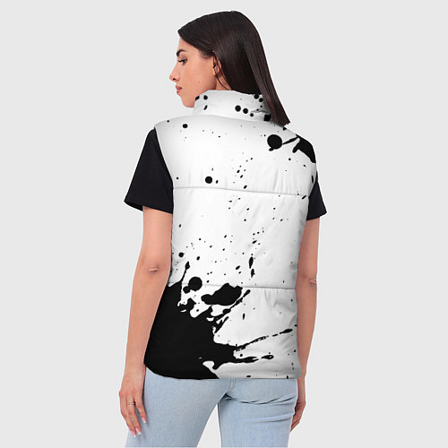 Женский жилет Pink Floyd и рок символ на светлом фоне / 3D-Черный – фото 4