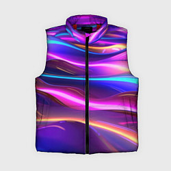 Женский жилет Неоновые волны