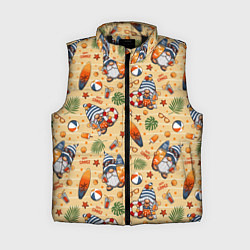 Женский жилет Гномы на пляже