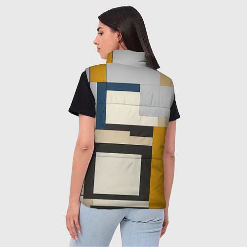 Женский жилет Незнакомка в квадрате / 3D-Черный – фото 4