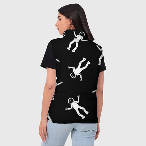 Женский жилет День космонавтики / 3D-Красный – фото 4