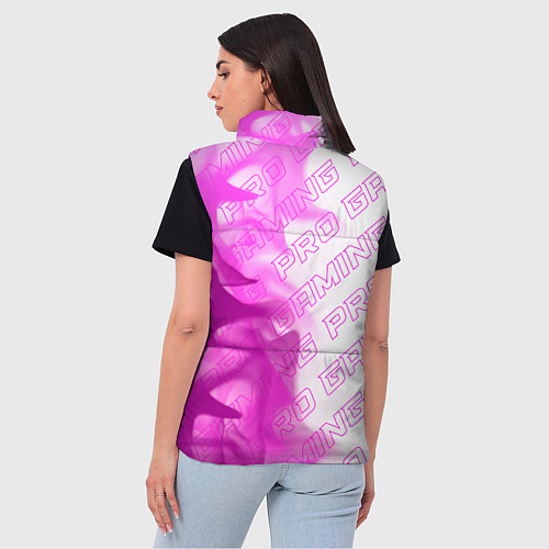 Женский жилет Free Fire pro gaming: по-вертикали / 3D-Черный – фото 4