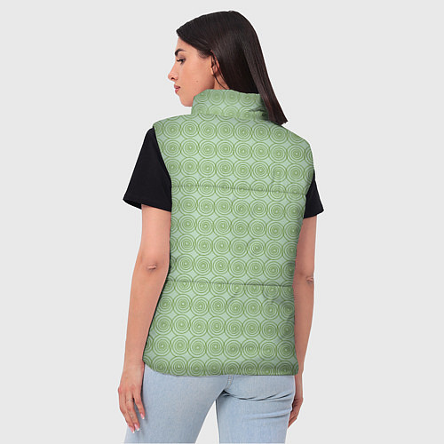 Женский жилет Мятный вихрь / 3D-Светло-серый – фото 4