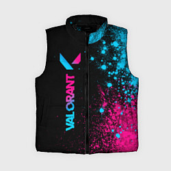 Женский жилет Valorant - neon gradient: по-вертикали