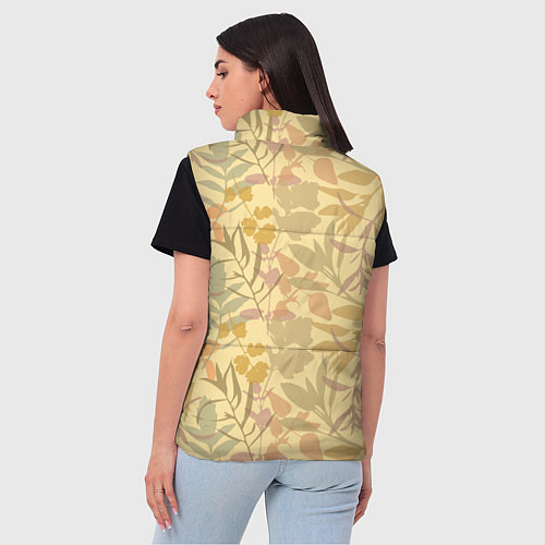 Женский жилет Nature pattern / 3D-Черный – фото 4