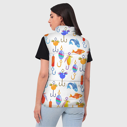 Женский жилет Рыбалочка / 3D-Черный – фото 4