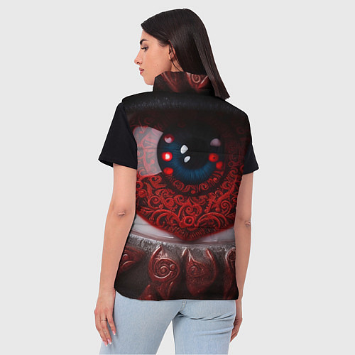 Женский жилет Глаз истины / 3D-Светло-серый – фото 4