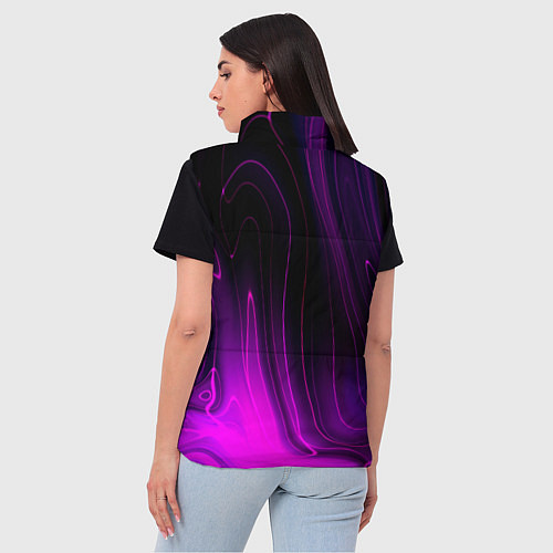 Женский жилет Black Sabbath violet plasma / 3D-Черный – фото 4