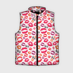 Женский жилет Поцелуи - kiss