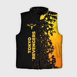 Женский жилет Tokyo Revengers - gold gradient: по-вертикали