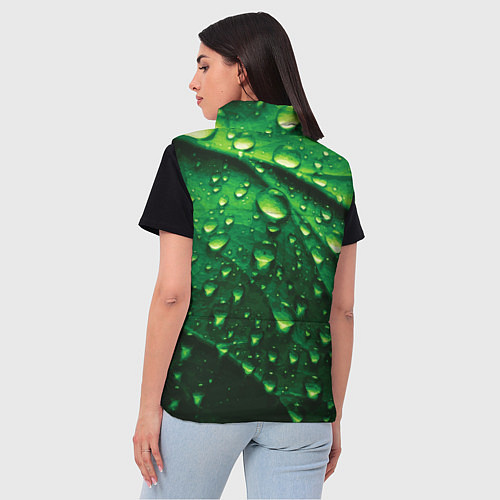 Женский жилет Утренняя роса / 3D-Черный – фото 4