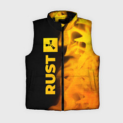 Женский жилет Rust - gold gradient: по-вертикали