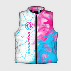 Женский жилет Dongfeng neon gradient style: по-вертикали, цвет: 3D-черный