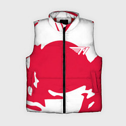 Женский жилет T1 форма, цвет: 3D-красный