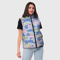 Женский жилет Грифончики, цвет: 3D-красный — фото 2