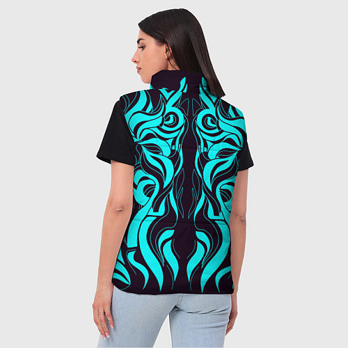 Женский жилет Аква / 3D-Черный – фото 4