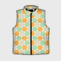 Женский жилет Grey yellow green style