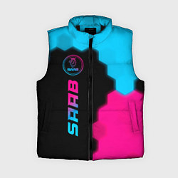 Женский жилет Saab - neon gradient: по-вертикали