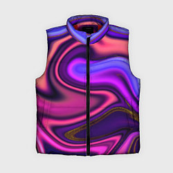 Женский жилет Волшебные волны, цвет: 3D-красный