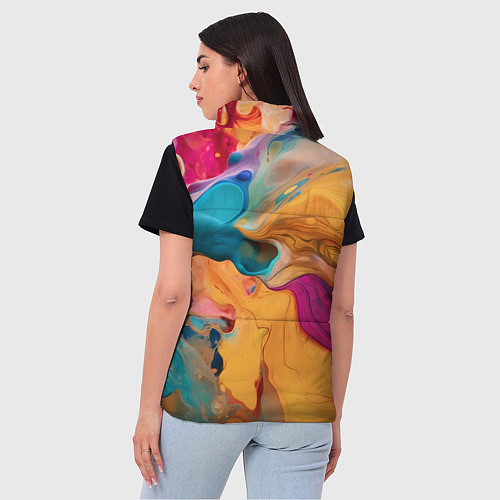 Женский жилет Roblox Logo Color / 3D-Красный – фото 4