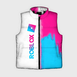 Женский жилет Roblox neon gradient style: по-вертикали, цвет: 3D-черный