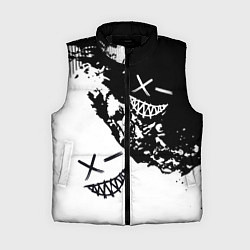 Женский жилет Smile - black and white, цвет: 3D-черный