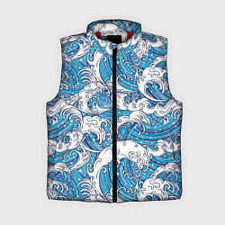 Женский жилет Sea waves, цвет: 3D-красный