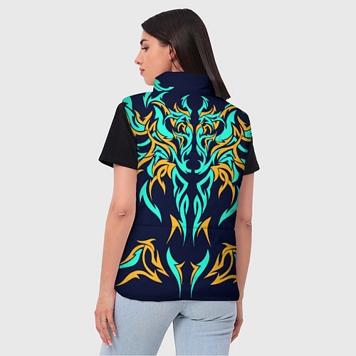 Женский жилет Колючий / 3D-Черный – фото 4