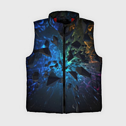 Женский жилет Объемные элементы в полете, цвет: 3D-красный