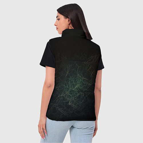 Женский жилет Магический кролик / 3D-Черный – фото 4