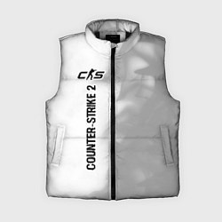 Женский жилет Counter-Strike 2 glitch на светлом фоне: по-вертик, цвет: 3D-черный