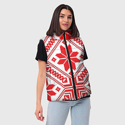 Женский жилет Национальный, цвет: 3D-светло-серый — фото 2