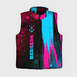 Женский жилет Berserk - neon gradient: по-вертикали, цвет: 3D-черный